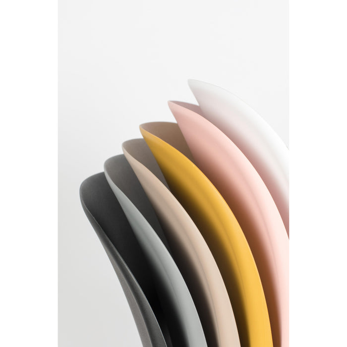 Eetkamerstoel Stacks Polypropyleen Grijs 52.5x48.5 cm-Eetkamerstoelen-Creating Home
