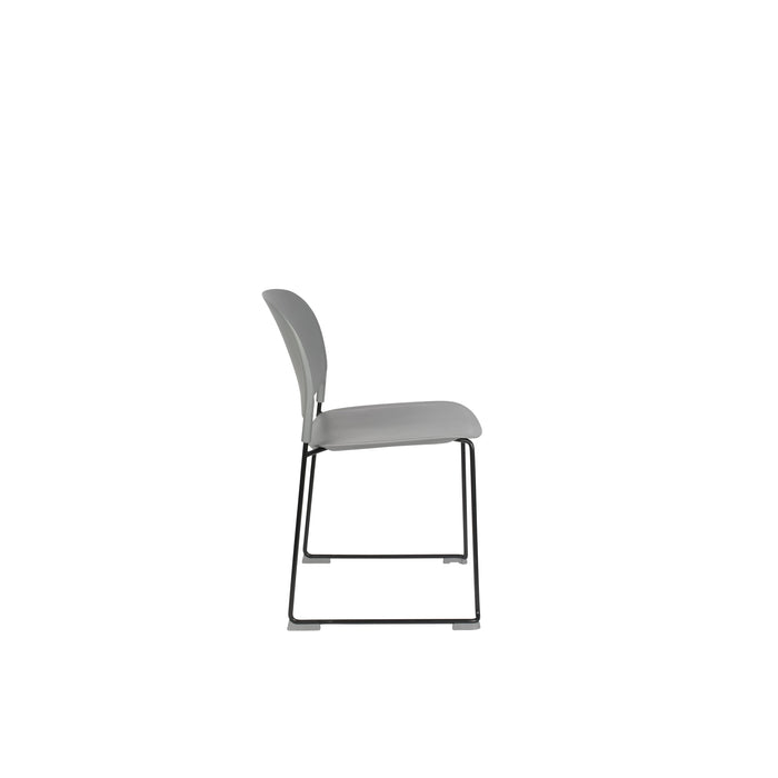 Eetkamerstoel Stacks Polypropyleen Grijs 52.5x48.5 cm-Eetkamerstoelen-Creating Home