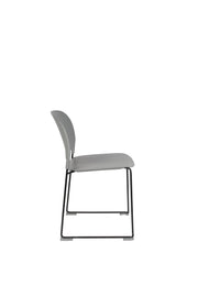 Eetkamerstoel Stacks Polypropyleen Grijs 52.5x48.5 cm-Eetkamerstoelen-Creating Home