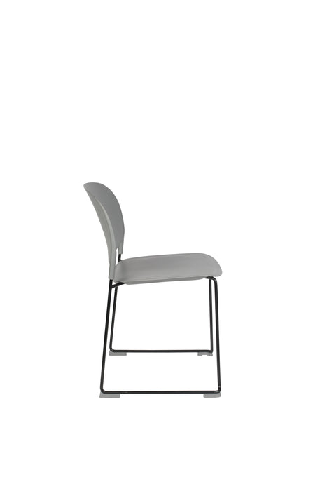 Eetkamerstoel Stacks Polypropyleen Grijs 52.5x48.5 cm-Eetkamerstoelen-Creating Home