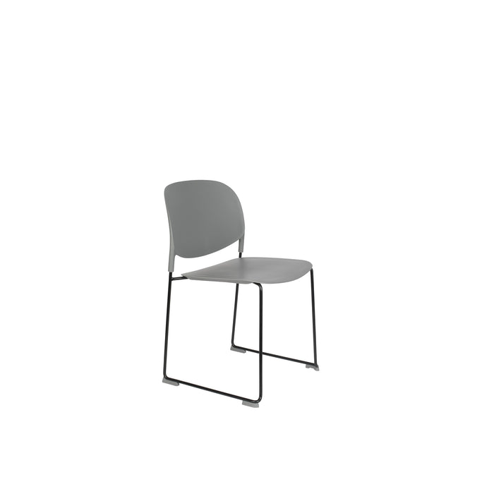 Eetkamerstoel Stacks Polypropyleen Grijs 52.5x48.5 cm-Eetkamerstoelen-Creating Home
