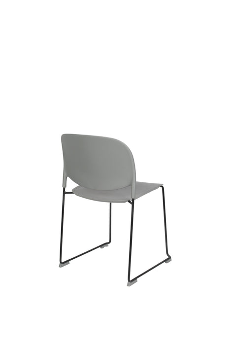 Eetkamerstoel Stacks Polypropyleen Grijs 52.5x48.5 cm-Fauteuils-Creating Home