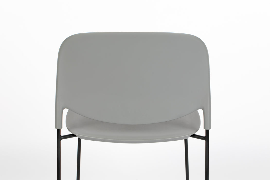 Eetkamerstoel Stacks Polypropyleen Grijs 52.5x48.5 cm-Fauteuils-Creating Home
