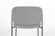 Eetkamerstoel Stacks Polypropyleen Grijs 52.5x48.5 cm-Fauteuils-Creating Home