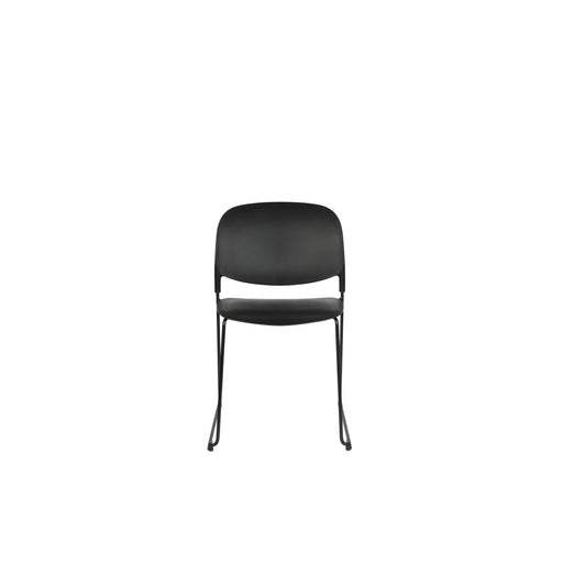 Eetkamerstoel Stacks Polypropyleen Zwart 52.5x48.5 cm-Eetkamerstoelen-Creating Home