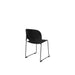 Eetkamerstoel Stacks Polypropyleen Zwart 52.5x48.5 cm-Eetkamerstoelen-Creating Home