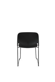 Eetkamerstoel Stacks Polypropyleen Zwart 52.5x48.5 cm-Eetkamerstoelen-Creating Home