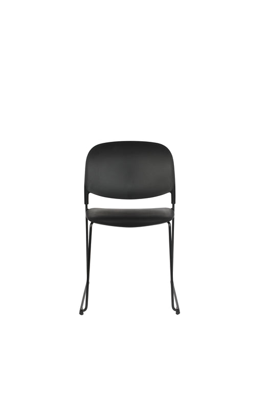 Eetkamerstoel Stacks Polypropyleen Zwart 52.5x48.5 cm-Fauteuils-Creating Home