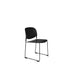 Eetkamerstoel Stacks Polypropyleen Zwart 52.5x48.5 cm-Fauteuils-Creating Home
