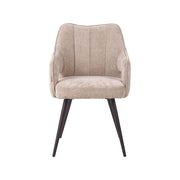 Eetkamerstoel Stan Clay Elite Brons Metalen Frame 60x59x81 cm-Eetkamerstoelen-LABEL51