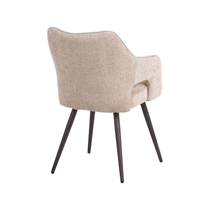 Eetkamerstoel Stan Clay Elite Brons Metalen Frame 60x59x81 cm-Eetkamerstoelen-LABEL51