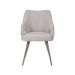 Eetkamerstoel Stan - Naturel - Elite - Taupe Metalen Frame-Eetkamerstoelen-LABEL51