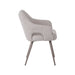 Eetkamerstoel Stan - Naturel - Elite - Taupe Metalen Frame-Eetkamerstoelen-LABEL51