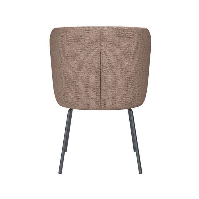 Eetkamerstoel Stan Polyester Taupe – productaanzicht 4