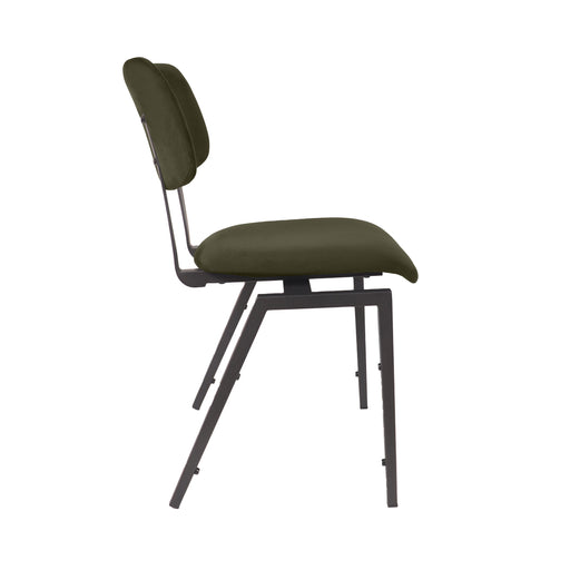 Eetkamerstoel Stapelbaar Fluweel Hunter 45x50x81 cm-Eetkamerstoelen-LABEL51