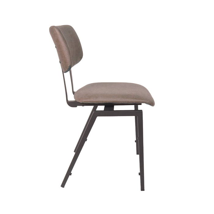 LABEL51 Eetkamerstoel Stapelbaar PU-Leder Taupe-Eetkamerstoelen-LABEL51