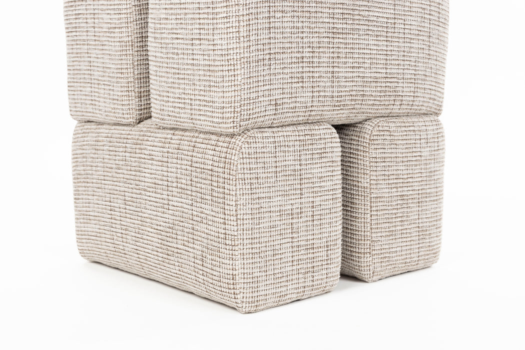 Eetkamerstoel Staple Stool Polyester, MDF Bruin, sfeerbeeld 4