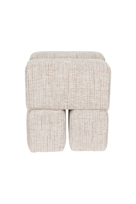 Eetkamerstoel Staple Polyester Bruin 40x40 cm-Krukken-Creating Home