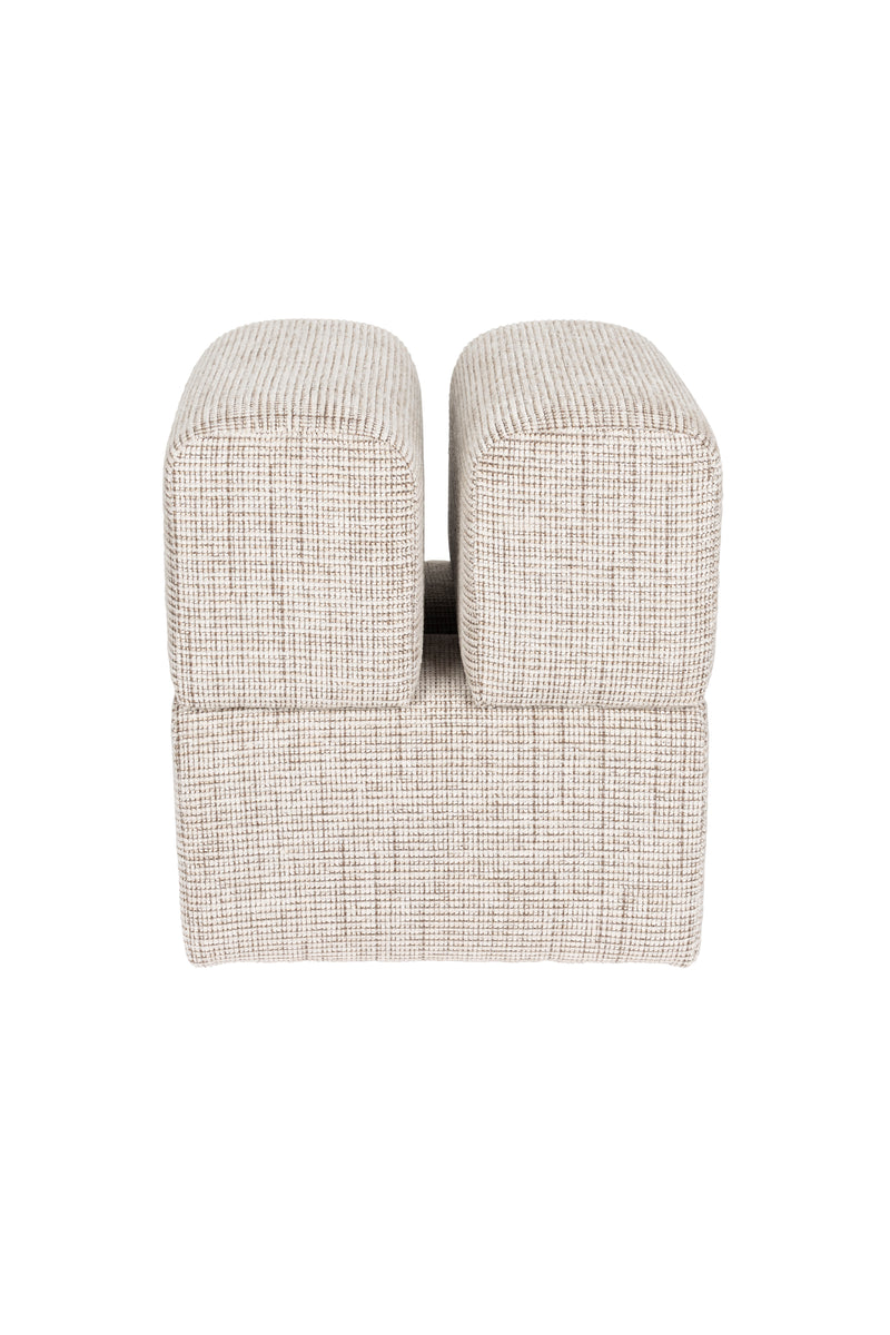Eetkamerstoel Staple Polyester Bruin 40x40 cm-Krukken-Creating Home
