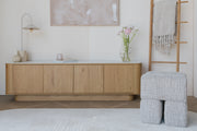 Eetkamerstoel Staple Polyester Bruin 40x40 cm-Krukken-Creating Home
