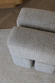 Eetkamerstoel Staple Polyester Bruin 40x40 cm-Krukken-Creating Home