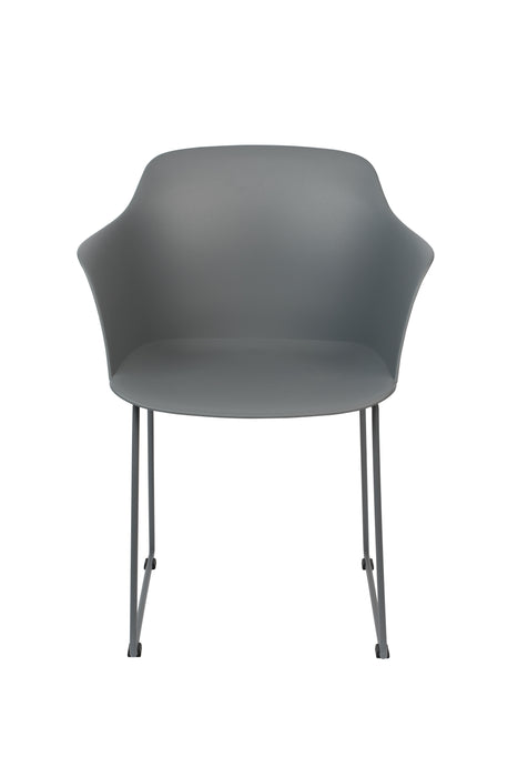 Eetkamerstoel Tango Polypropyleen Grijs 54x58 cm-Eetkamerstoelen-Creating Home