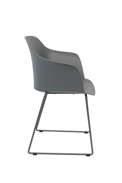 Eetkamerstoel Tango Polypropyleen Grijs 54x58 cm-Eetkamerstoelen-Creating Home