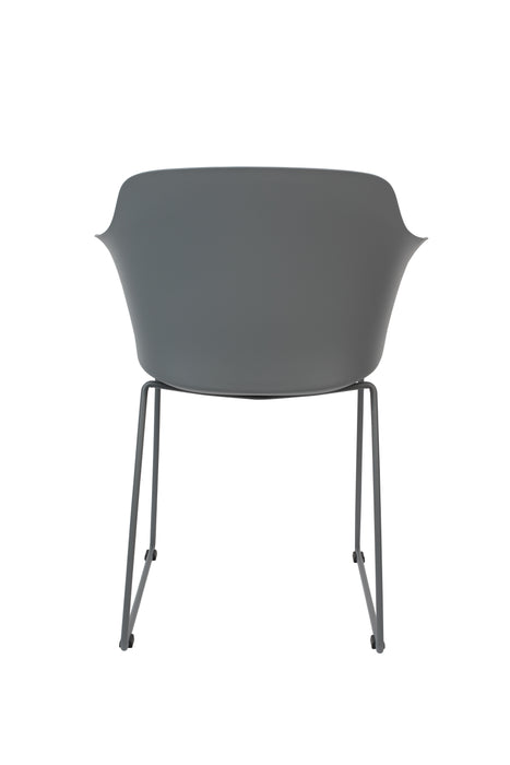 Eetkamerstoel Tango Polypropyleen Grijs 54x58 cm-Eetkamerstoelen-Creating Home