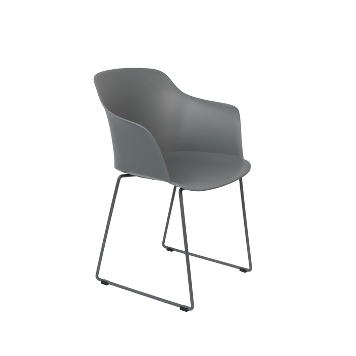Eetkamerstoel Tango Polypropyleen Grijs 54x58 cm-Eetkamerstoelen-Creating Home
