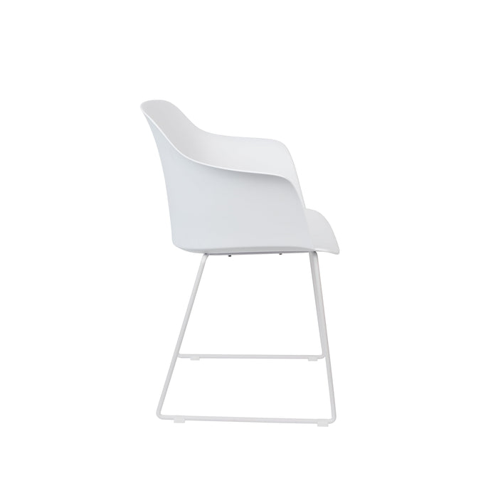 Eetkamerstoel Tango Polypropyleen Wit 54x58 cm-Eetkamerstoelen-Creating Home