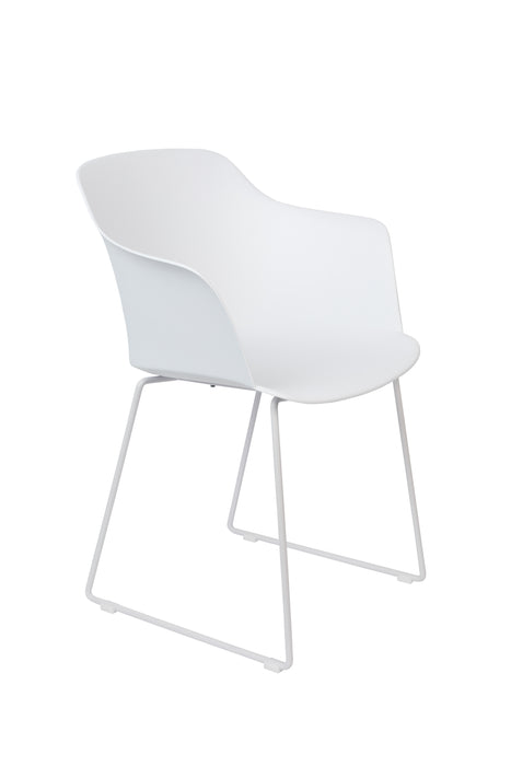 Eetkamerstoel Tango Polypropyleen Wit 54x58 cm-Eetkamerstoelen-Creating Home