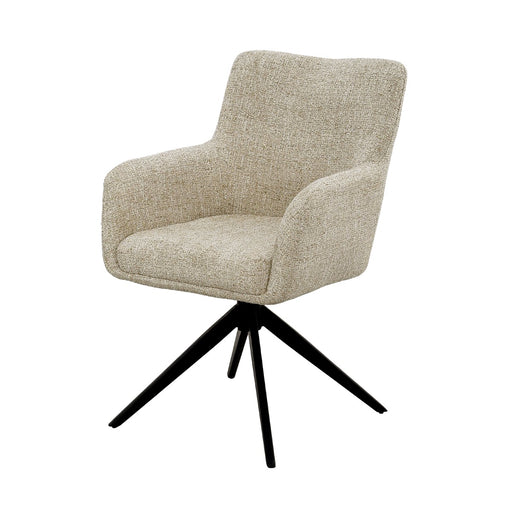 Eetkamerstoel Tara Stof Sand 62.5x58x88.5 cm-Eetkamerstoelen-Livingfurn