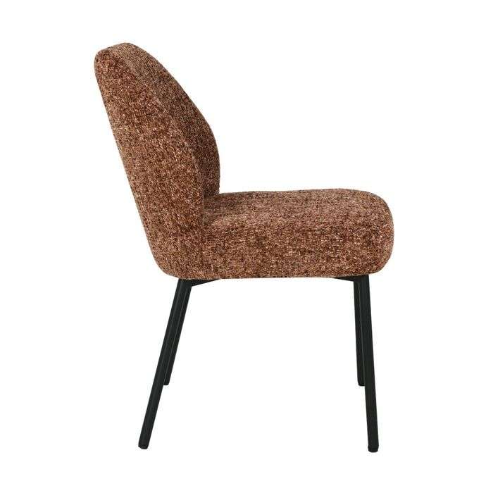 Eetkamerstoel Tess Bordeaux 48 cm-Eetkamerstoelen-Livingfurn