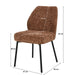 Eetkamerstoel Tess Bordeaux 48 cm-Eetkamerstoelen-Livingfurn