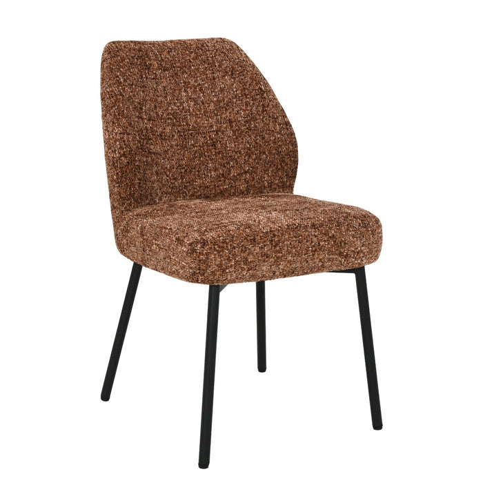 Eetkamerstoel Tess Bordeaux 48 cm-Eetkamerstoelen-Livingfurn