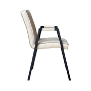 Eetkamerstoel Tivoli Bull Beige Met armleuning 52x56x88 cm-Eetkamerstoelen-Starfurn