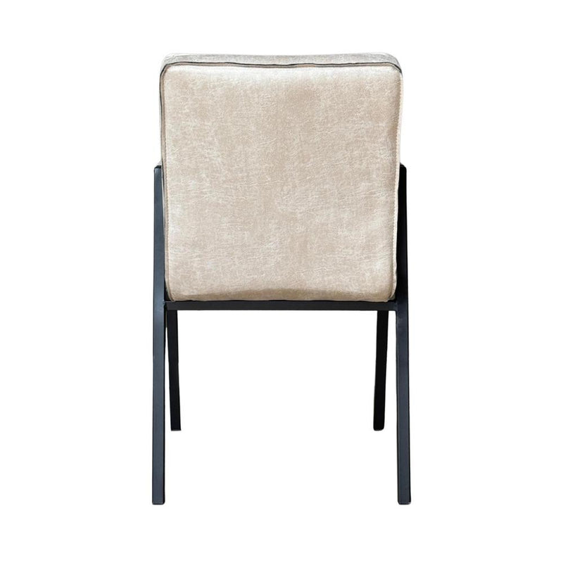Eetkamerstoel Tivoli Bull Beige Met armleuning 52x56x88 cm-Eetkamerstoelen-Starfurn