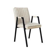 Eetkamerstoel Tivoli Bull Beige Met armleuning 52x56x88 cm-Eetkamerstoelen-Starfurn