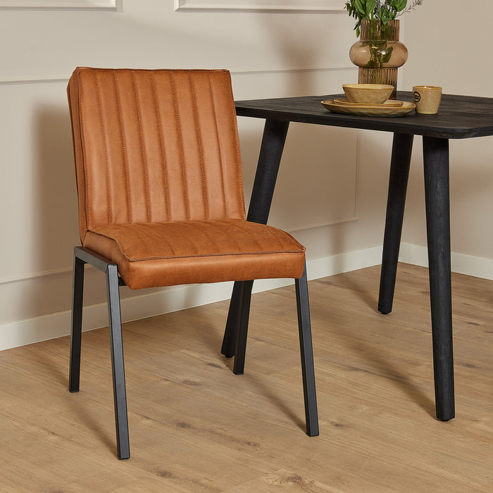 Eetkamerstoel Tivoli - Bull Cognac-Eetkamerstoelen-Starfurn