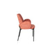 Eetkamerstoel Tjarda Old Polyester Roze 60x57 cm-Eetkamerstoelen-Creating Home