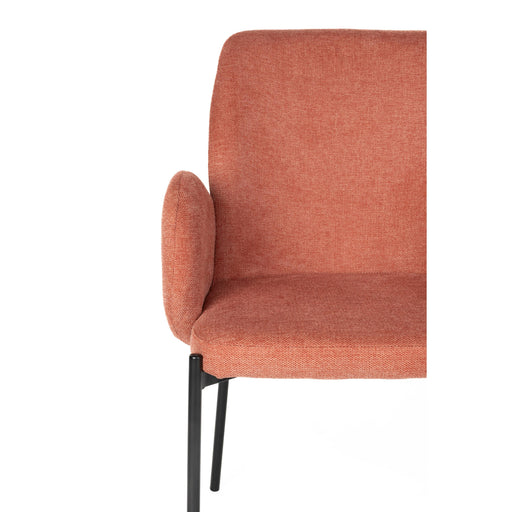 Eetkamerstoel Tjarda Old Polyester Roze 60x57 cm-Eetkamerstoelen-Creating Home