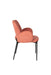 Eetkamerstoel Tjarda Old Polyester Roze 60x57 cm-Eetkamerstoelen-Creating Home
