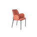Eetkamerstoel Tjarda Old Polyester Roze 60x57 cm-Fauteuils-Creating Home
