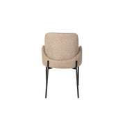 Eetkamerstoel Tjarda Polyester Bruin 60x57 cm-Eetkamerstoelen-Creating Home