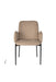 Eetkamerstoel Tjarda Polyester Bruin 60x57 cm-Fauteuils-Creating Home