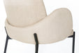 Eetkamerstoel Tjarda Polyester Taupe 60x57 cm-Eetkamerstoelen-Creating Home