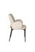 Eetkamerstoel Tjarda Polyester Taupe 60x57 cm-Fauteuils-Creating Home
