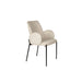 Eetkamerstoel Tjarda Polyester Taupe 60x57 cm-Fauteuils-Creating Home