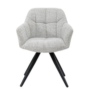 Eetkamerstoel Tommy Bisque Oasis Draaibaar 61 cm 61x64x84 cm-Eetkamerstoelen-Livingfurn