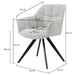 Eetkamerstoel Tommy Bisque Oasis Draaibaar 61 cm 61x64x84 cm-Eetkamerstoelen-Livingfurn
